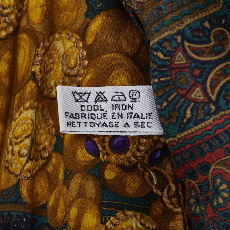 Chanel Paisley Silk Scarf  Canvas Scarf in Good condition