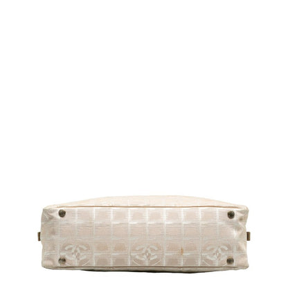 Chanel New Travel Line Canvas Leather Handbag