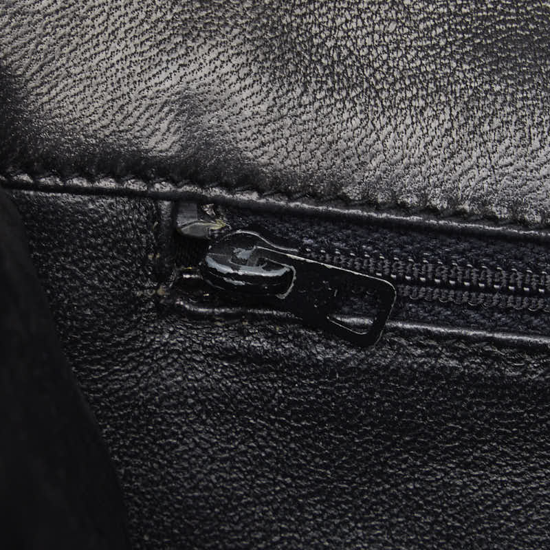 Chanel Quilted Velvet Flap Bag Canvas Shoulder Bag in Good condition