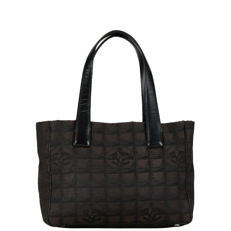 Chanel New Travel Line Nylon Leather Handbag
