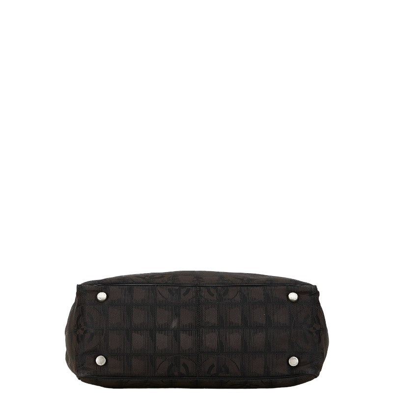 Chanel New Travel Line Nylon Leather Handbag