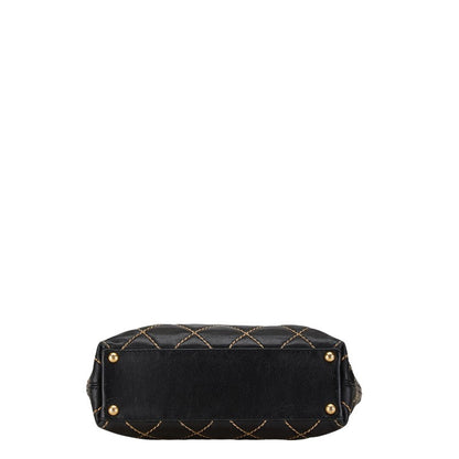 Chanel Coco Mark Matelasse Wild Stitch Lambskin 2way bag