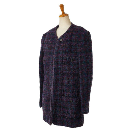 Chanel Coco Mark Silk Wool Nylon Jacket