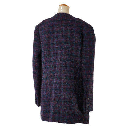 Chanel Coco Mark Silk Wool Nylon Jacket