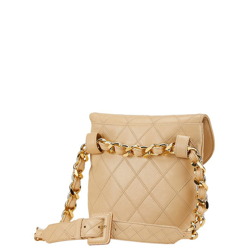 Chanel Coco Mark Bicolore Leather Waist Bag