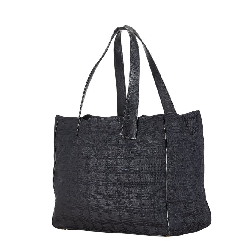 Chanel New Travel Line Nylon Leather Tote Bag