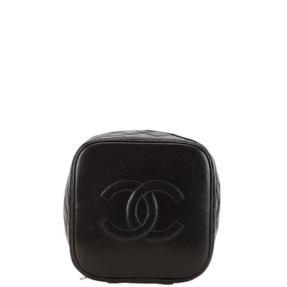 Chanel Coco Mark Matelassé Lambskin Vanity Bag