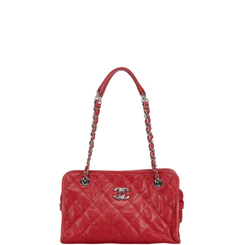 Chanel Coco Mark Matelasse Caviar 2way bag