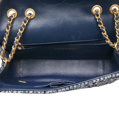 Chanel CC Filigree Python Embossed Shoulder Bag