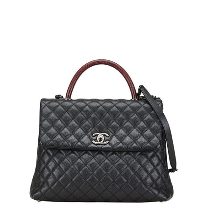 Chanel Coco Mark Matelasse Caviar Skin 2way bag