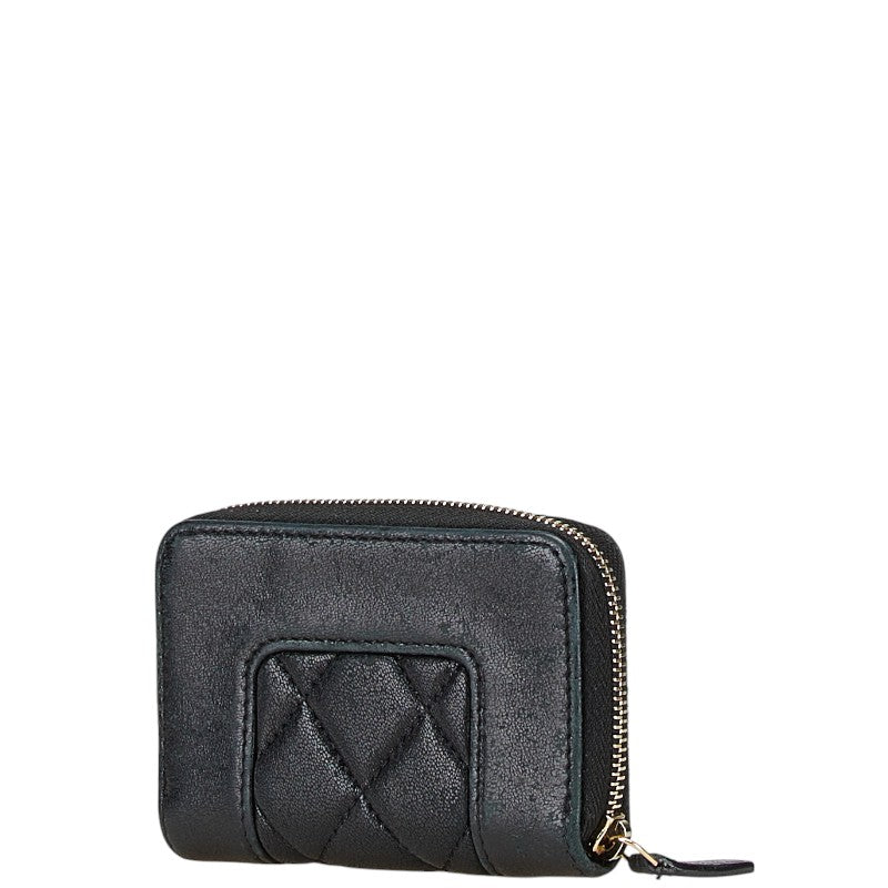 Chanel Coco Mark Turnlock Matelassé Lambskin Coin Purse