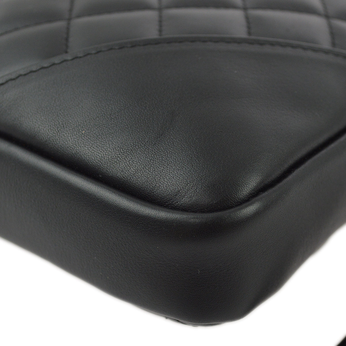 Chanel Black Calfskin Cambon Ligne Shoulder Bag