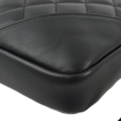 Chanel Black Calfskin Cambon Ligne Shoulder Bag