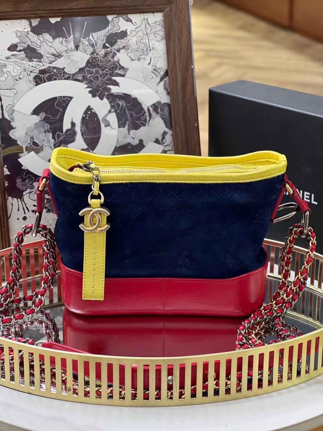 Chanel Gabrielle Bag Small Multicolor