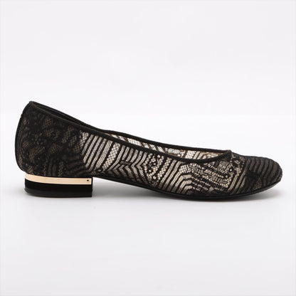 Chanel Coco Race Flap Pumps 37  Black Pearl