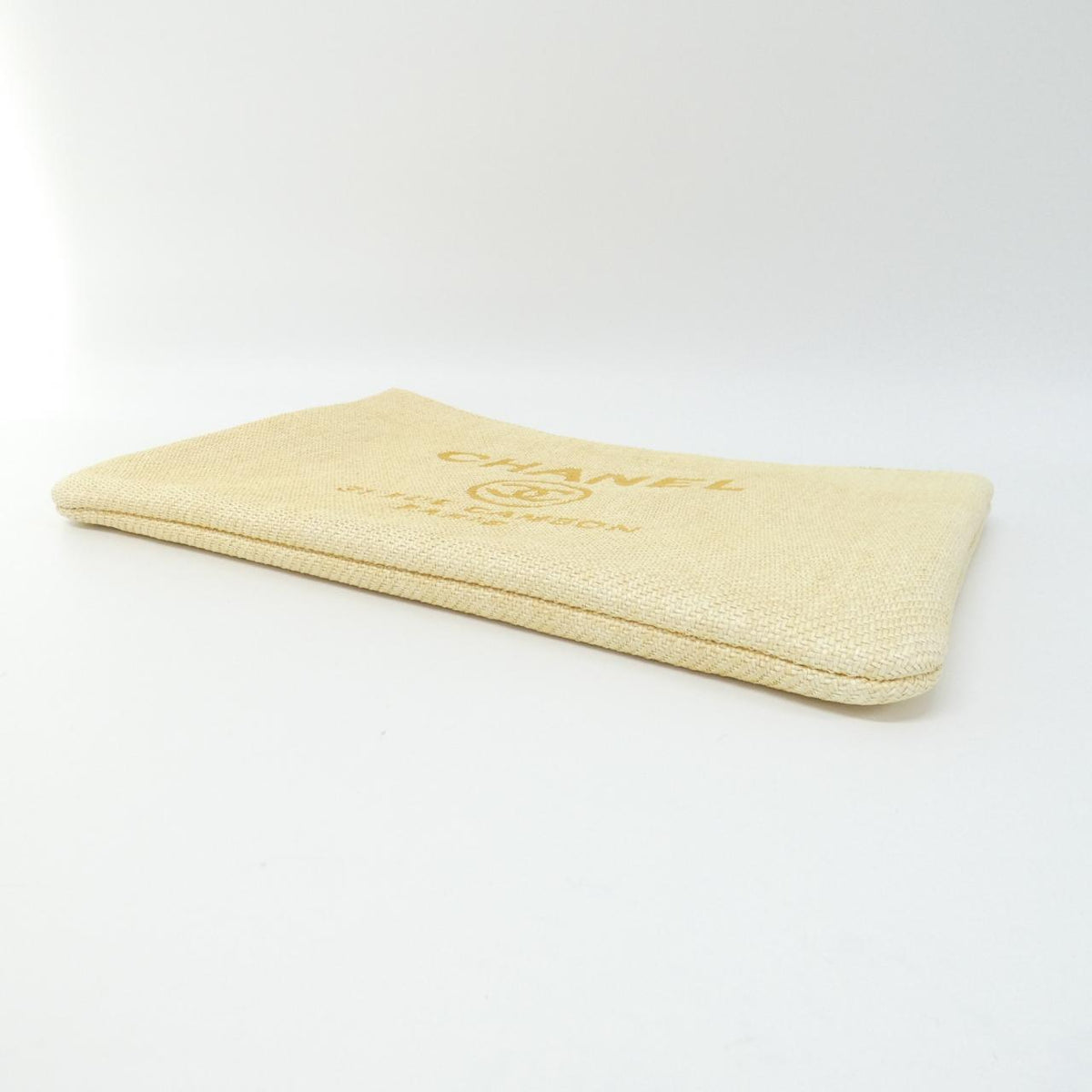 Chanel Deauville Line Raffia Pouch