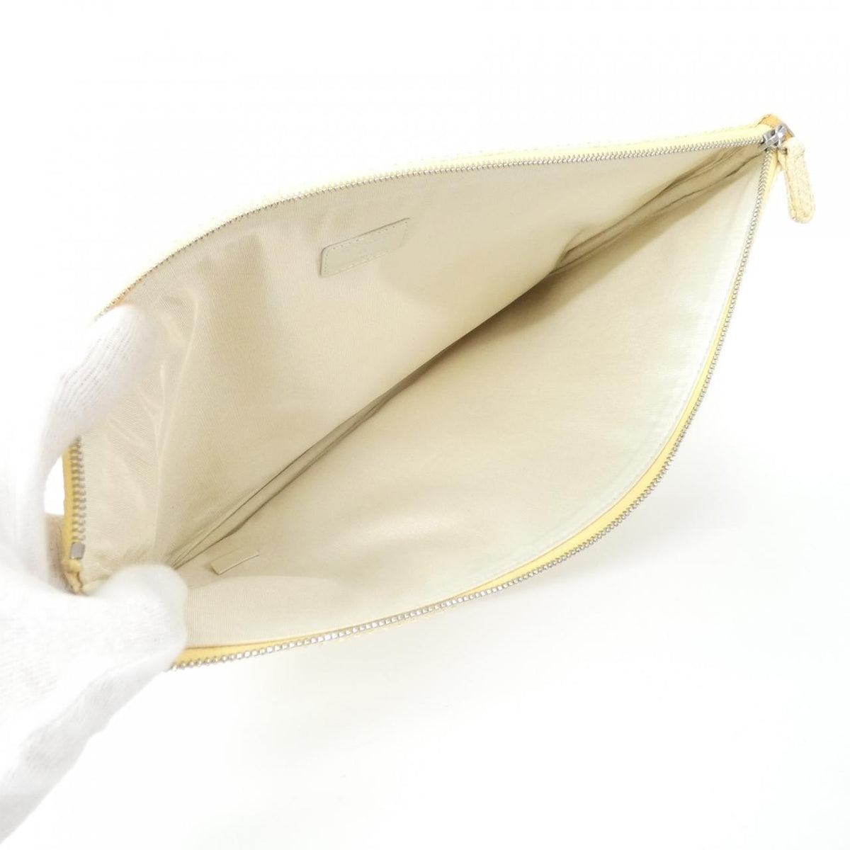 Chanel Deauville Line Raffia Pouch