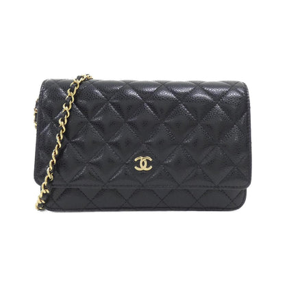 Chanel Timeless Classic Caviar Skin Wallet on Chain