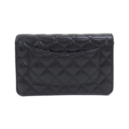 Chanel Timeless Classic Caviar Skin Wallet on Chain