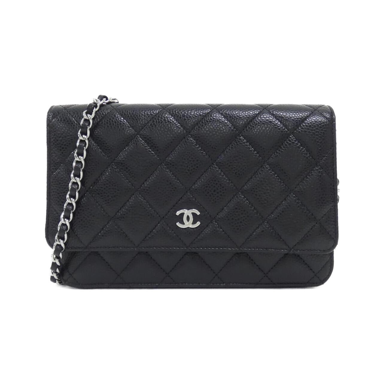 Chanel Timeless Classic Caviar Skin Wallet on Chain