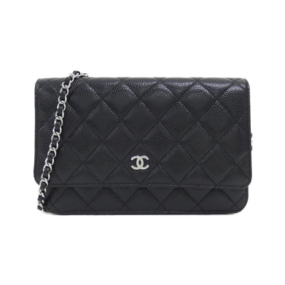 Chanel Timeless Classic Caviar Skin Wallet on Chain