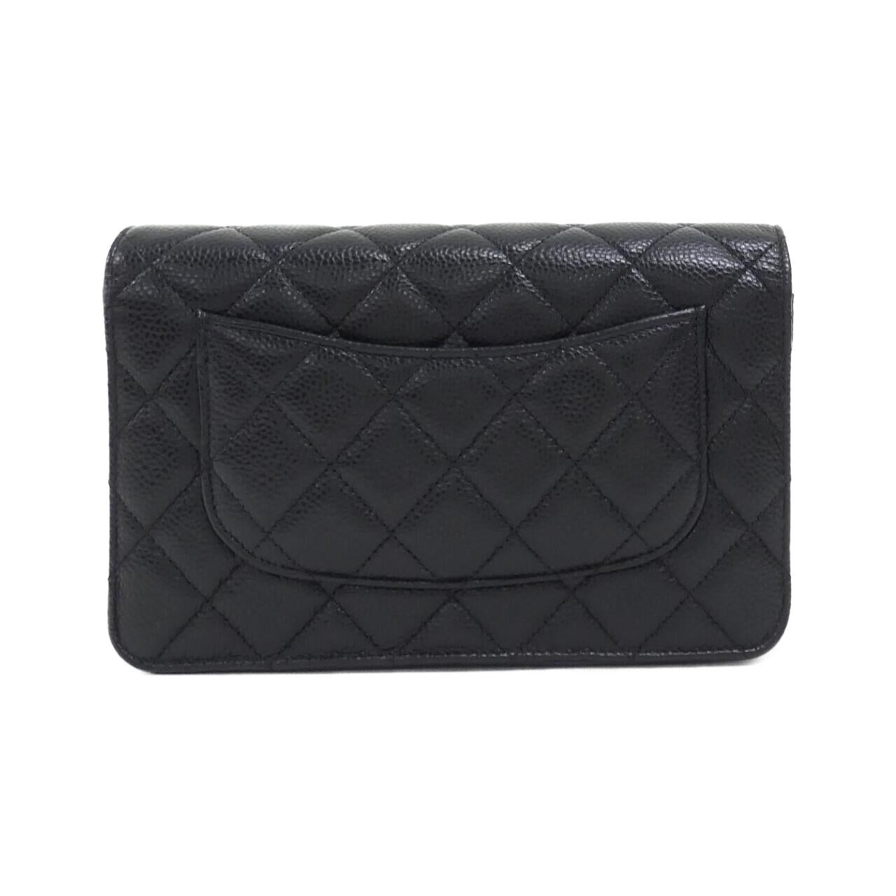 Chanel Timeless Classic Caviar Skin Wallet on Chain