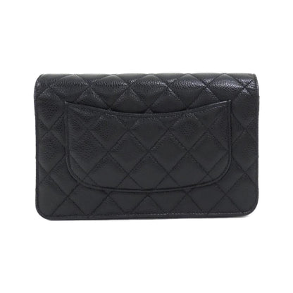 Chanel Timeless Classic Caviar Skin Wallet on Chain