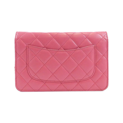 Chanel Timeless Classic Line Lambskin Chain Wallet