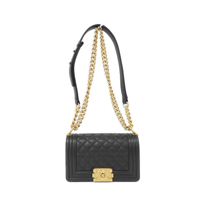 Chanel Boy Chanel Lambskin Shoulder Bag