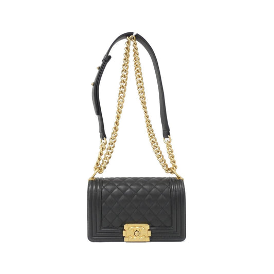 Chanel Boy Chanel Lambskin Shoulder Bag