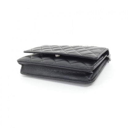 Chanel Timeless Classic Line Caviar Skin Chain Wallet