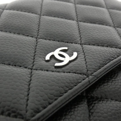 Chanel Timeless Classic Line Caviar Skin Chain Wallet