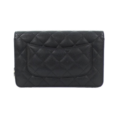 Chanel Timeless Classic Line Caviar Skin Chain Wallet
