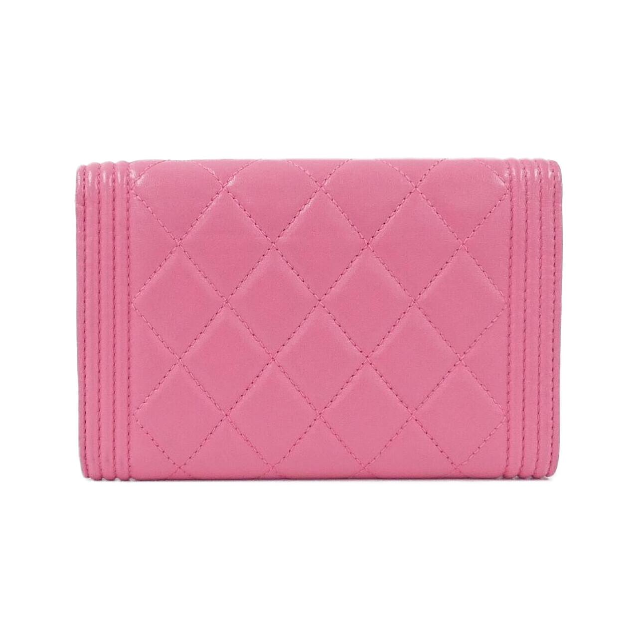 Chanel Boy Chanel Lambskin Wallet
