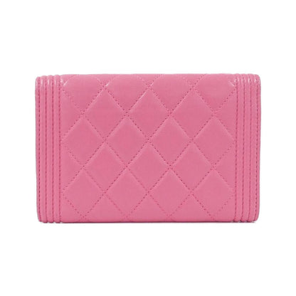 Chanel Boy Chanel Lambskin Wallet