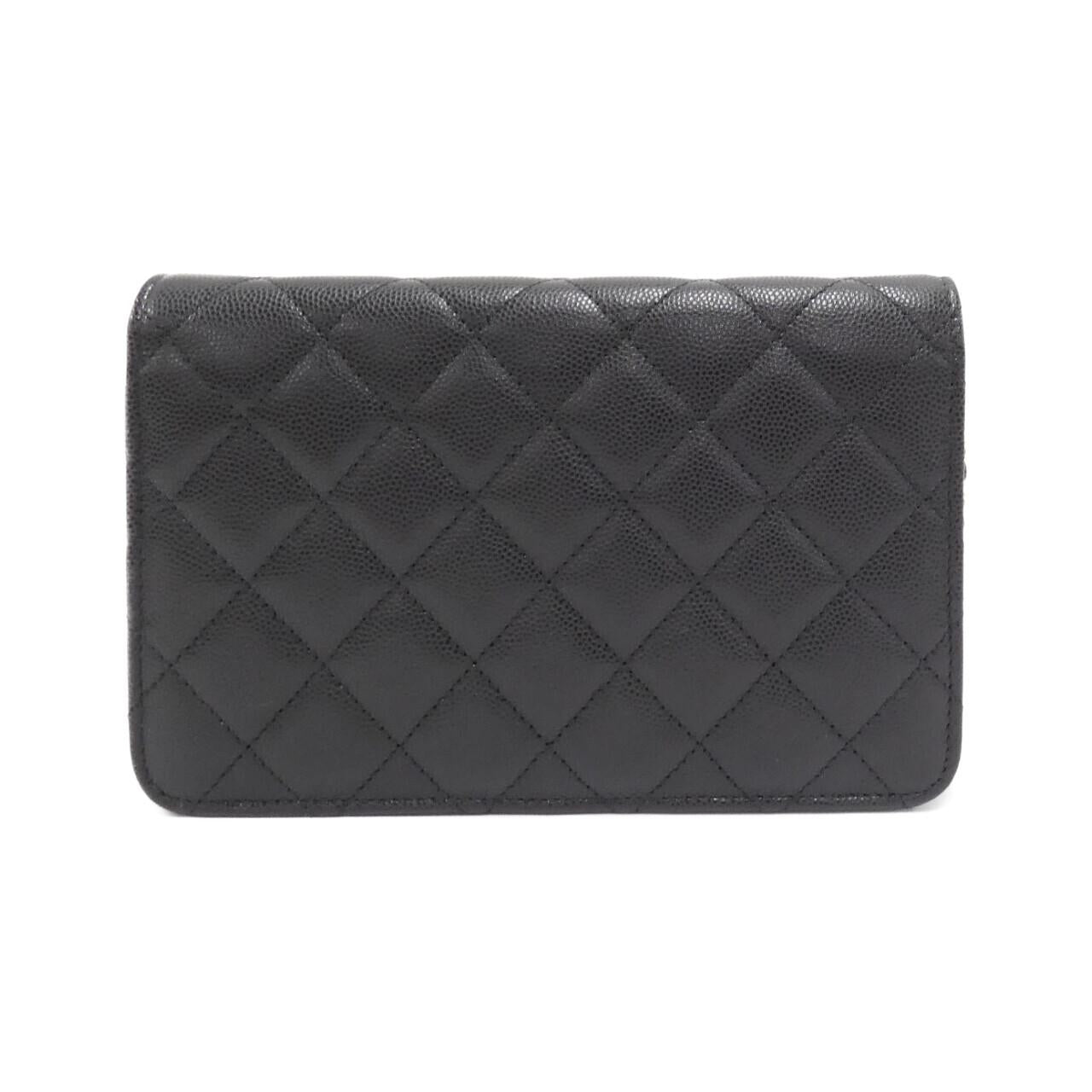 Chanel AP2734 Caviar Skin Chain Wallet