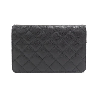 Chanel AP2734 Caviar Skin Chain Wallet