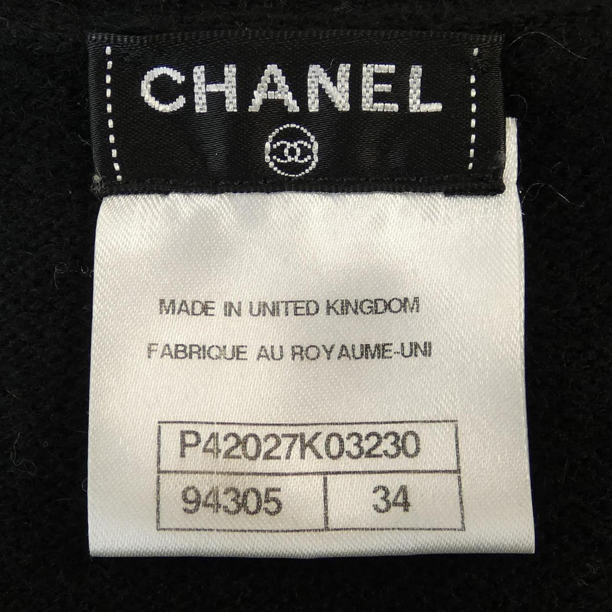 Chanel 100% Cashmere Dress