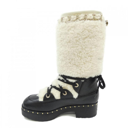 Chanel G35157Y52512 Shearling&Calfskin Long Boots