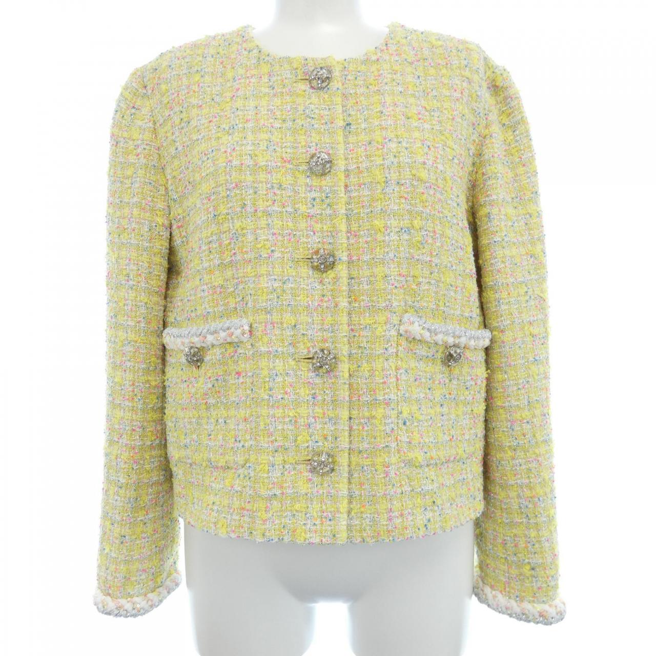 Chanel P76339V68243 Collarless Jacket Jacket
