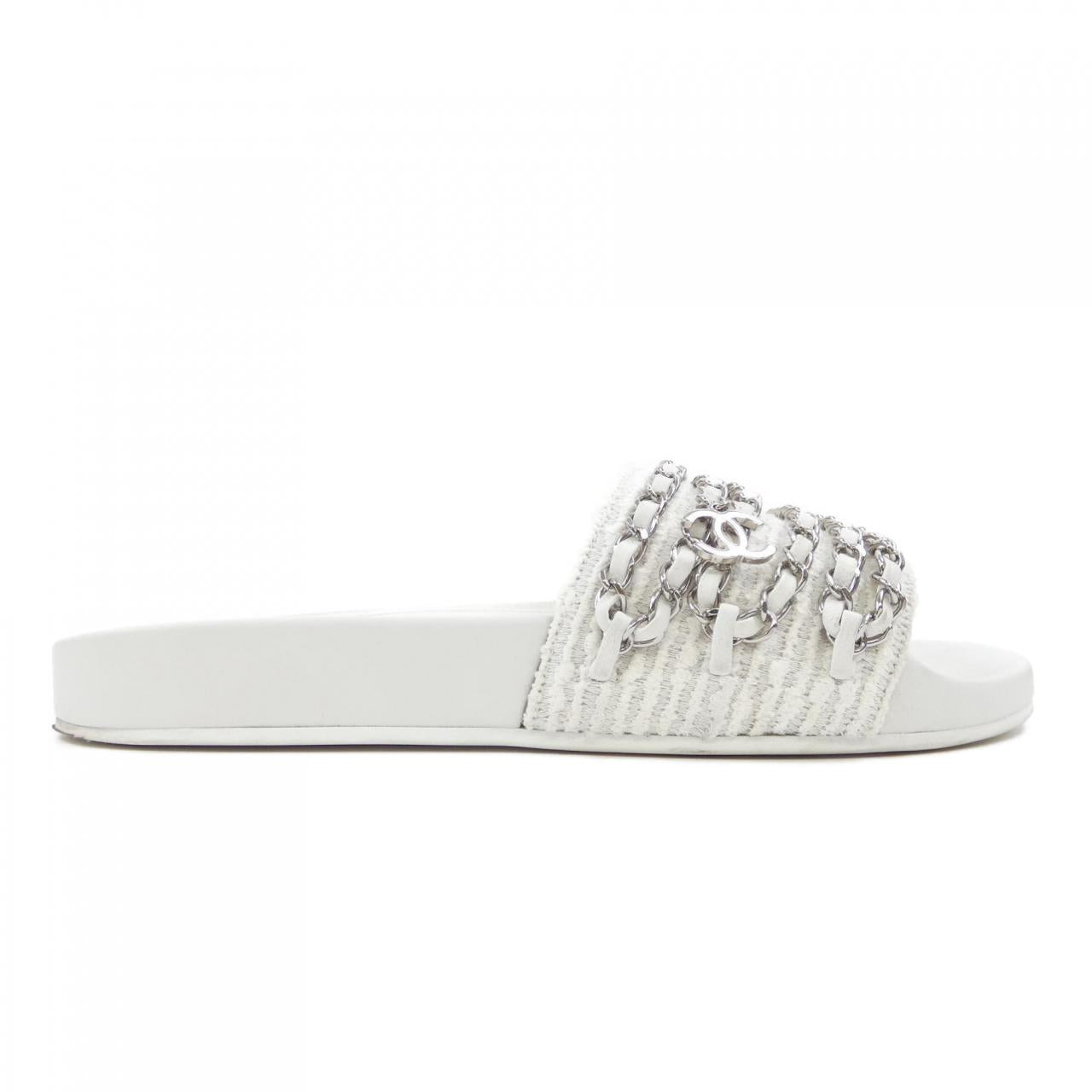Chanel G31627X47764 Tweed Sandals