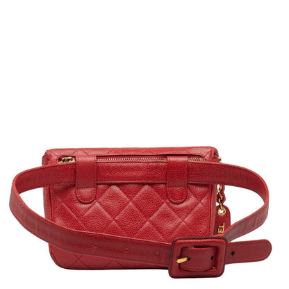 Quilted Caviar Belt Bag - '10s