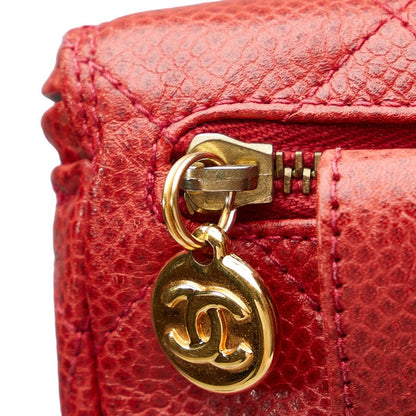 Chanel Quilted Caviar Belt Bag Leather Belt Bag in Good condition