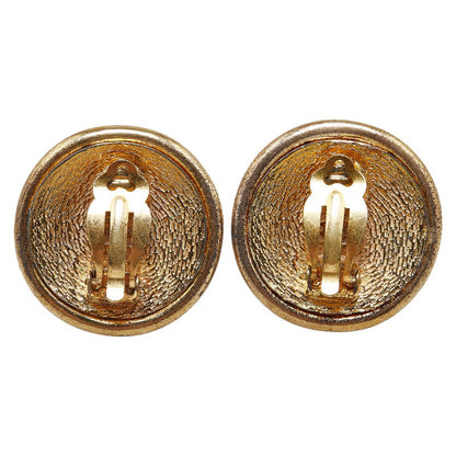 Chanel CC Clip On Earrings  Metal Earrings in Good condition