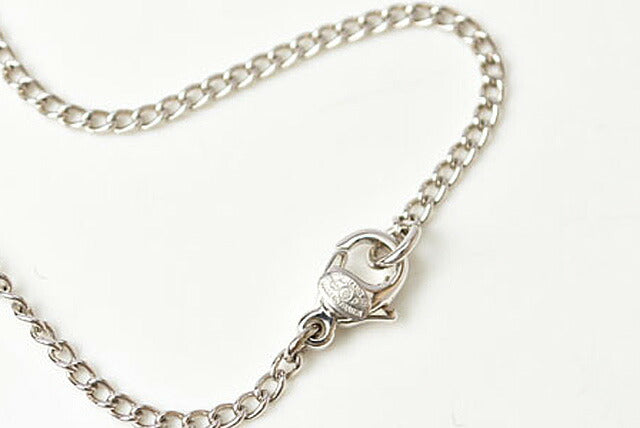 Chanel Necklace Pendant CC Studs Black Silver