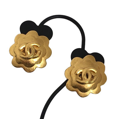 CHANEL Earring Gold Plated gold Earring 96P Women Used