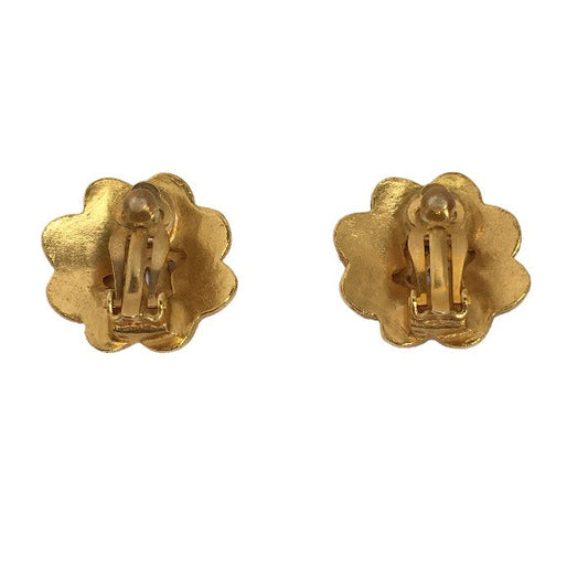 CHANEL Earring Gold Plated gold Earring 96P Women Used