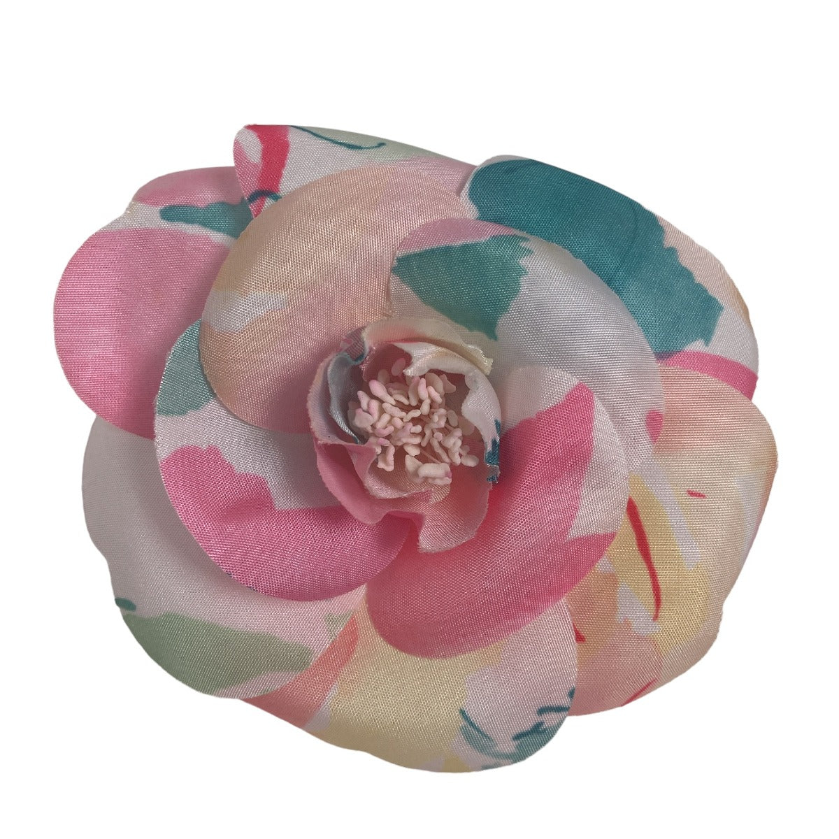 CHANEL Brooch unknown colorful Camelia corsage Women Used