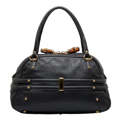 Gucci Leather Bamboo Handbag