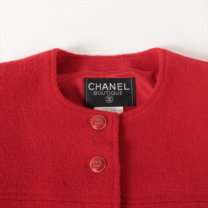 Chanel Single Breasted Jacket Navy 95A #36